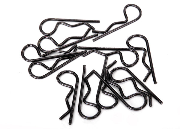 Black Standard-Duty Body Clips (12)