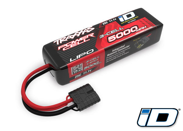 5000 mAh 11.1 Volt 3-Cell LiPo Battery 2832X