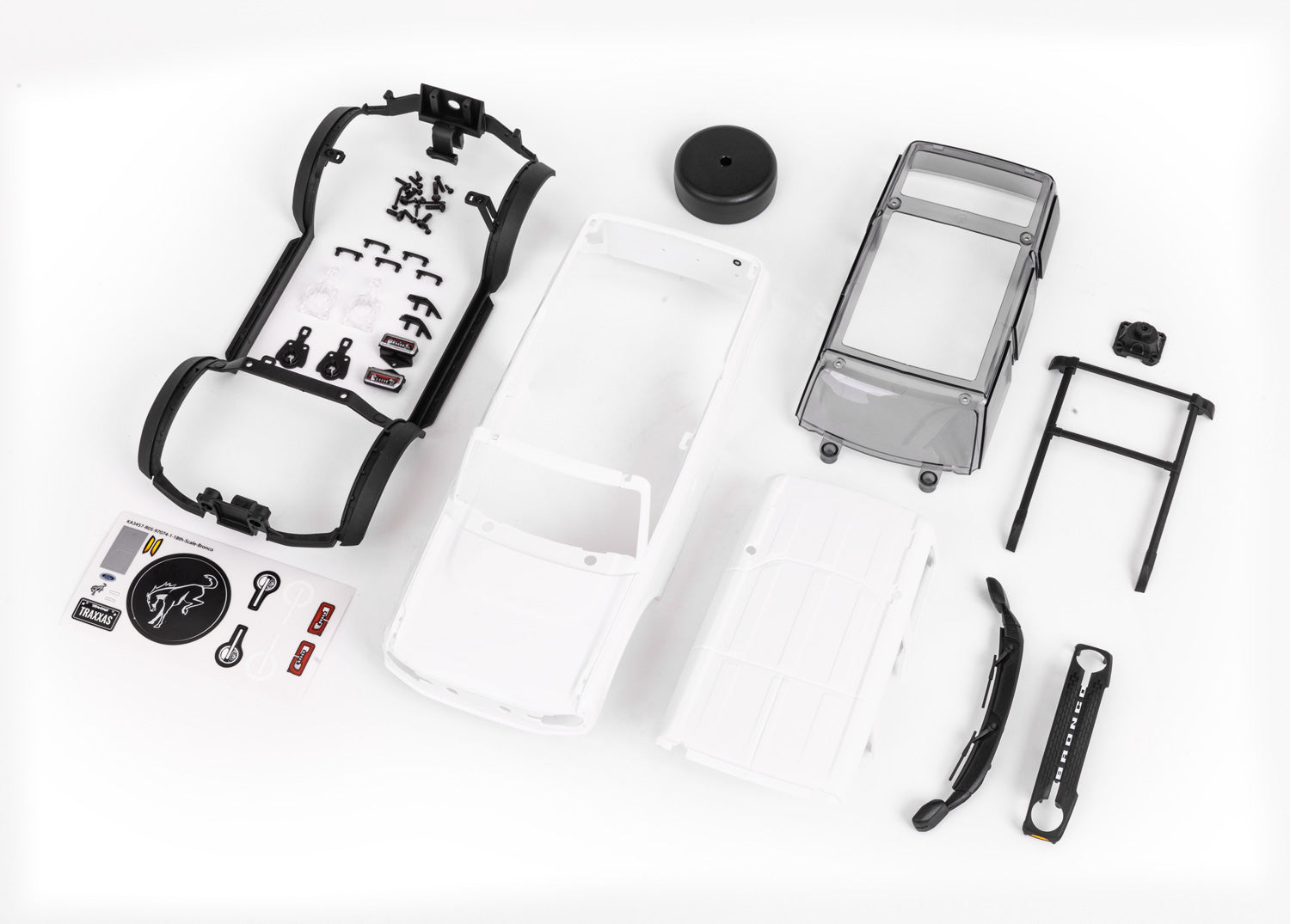 TRX-4M Bronco Unpainted Body w/ Clipless Frame