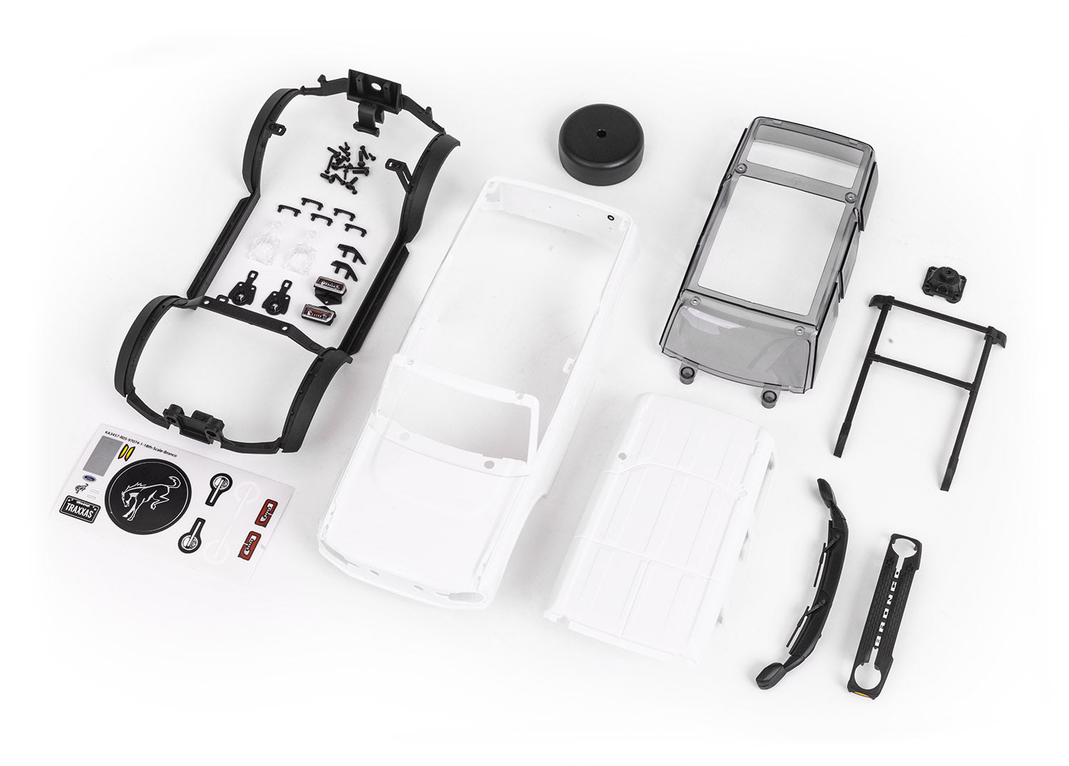 TRX-4M Bronco Unpainted Body w/ Clipless Frame 9711